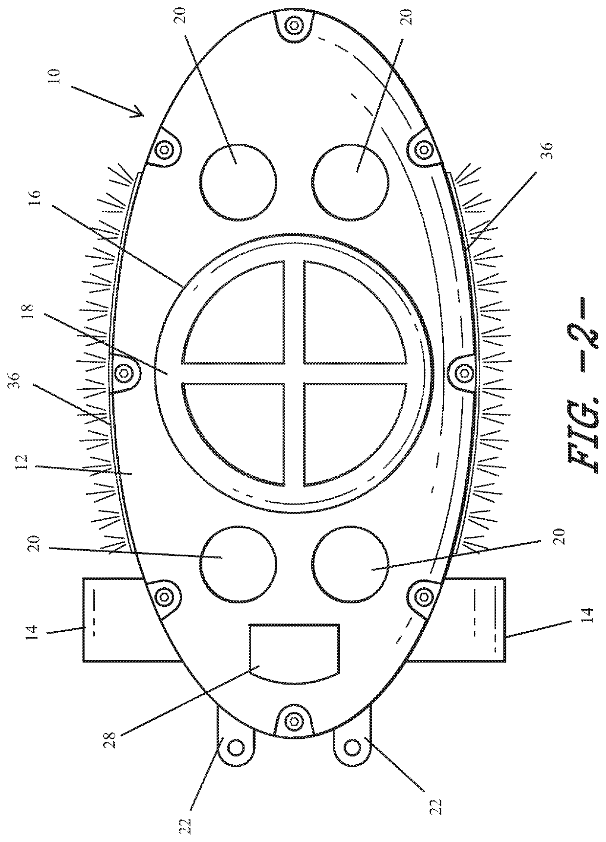 Remotely controlled floating cooler assembly and method