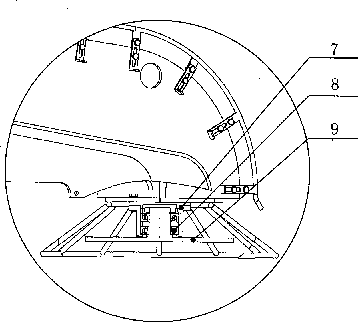 Quincunx wire unloading device