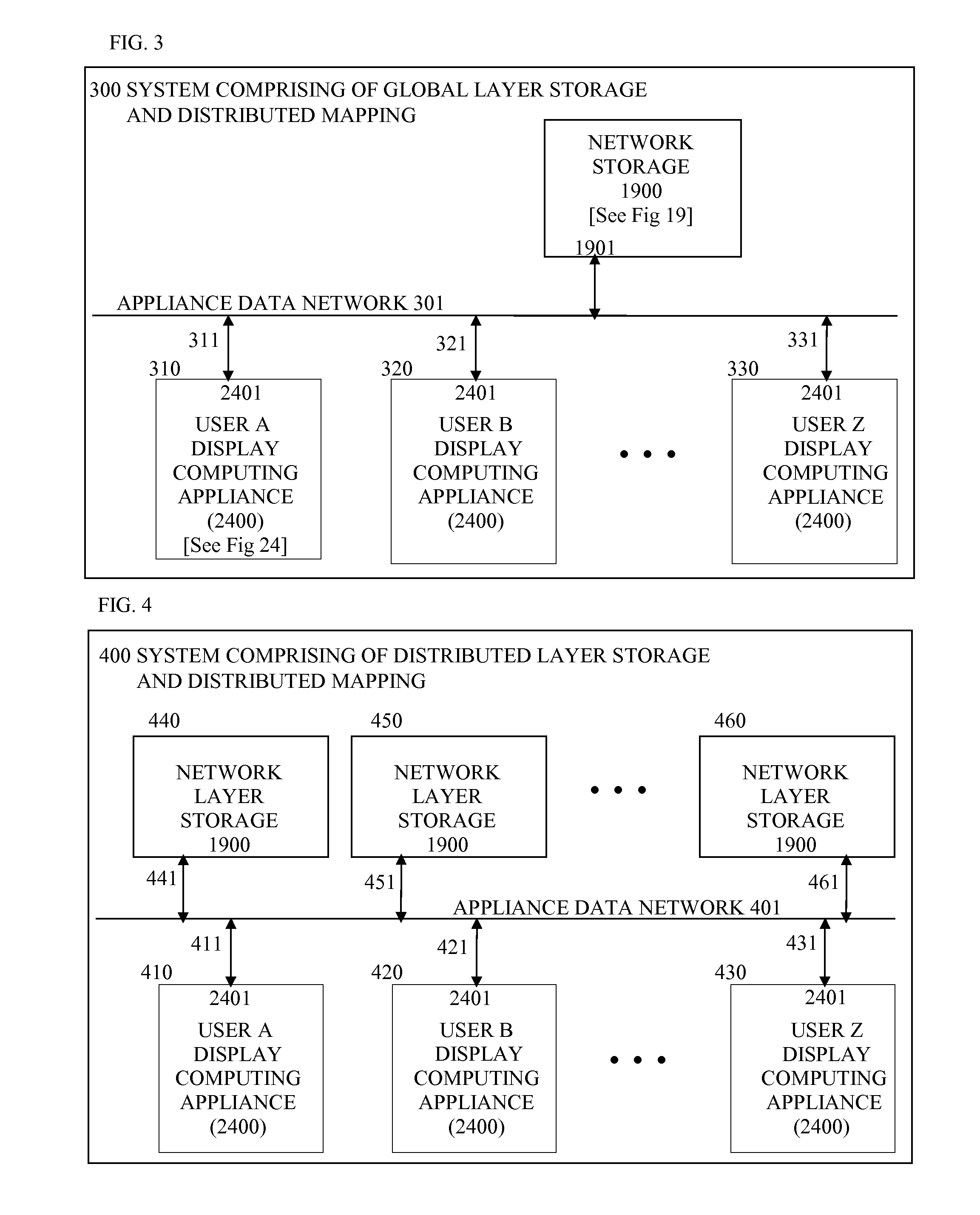 Systems And Methods Providing Collaborating Among A Plurality Of Users Each At A Respective Computing Appliance, And Providing Storage In Respective Data Layers Of Respective User Data, Provided Responsive To A Respective User Input, And Utilizing Event Processing Of Event Content Stored In The Data Layers