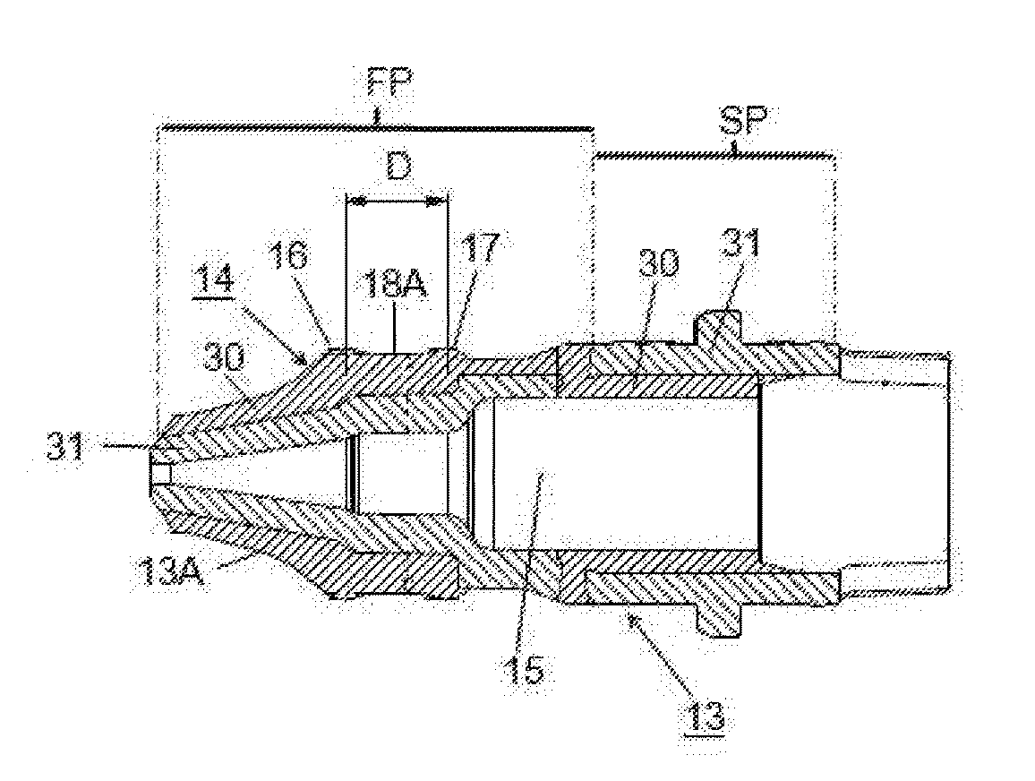 An eductor suitable for use in an assembly for preparing a liquid product, an assembly for preparing a liquid product and a system for preparing a liquid product