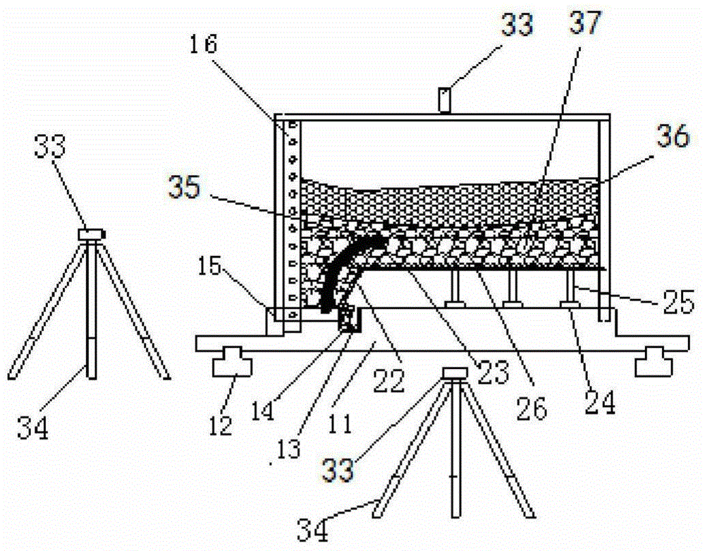 A four-dimensional transparent visualization experimental platform and experimental method for simulating top-coal discharge