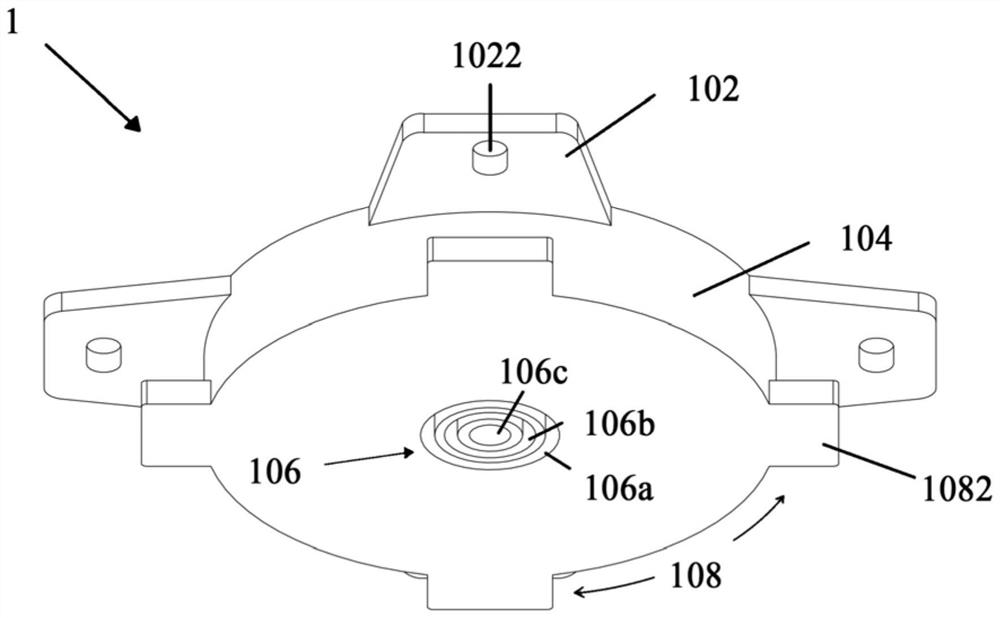 Lamp fixing device