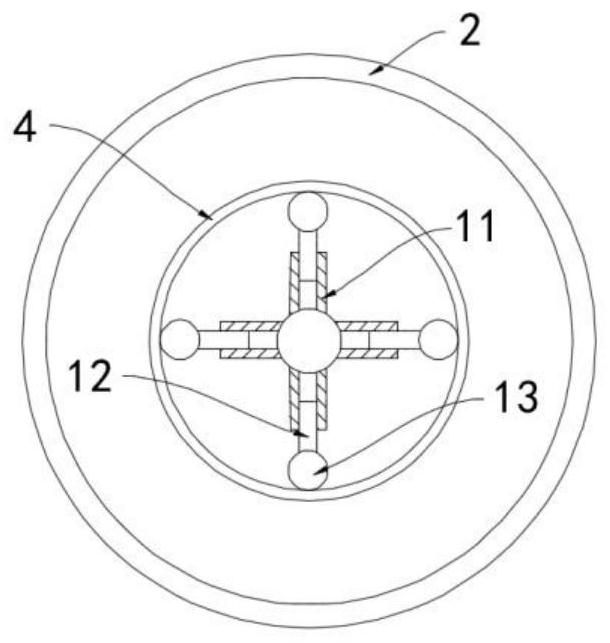 Cooling and dewatering device for automobile exhaust pipe