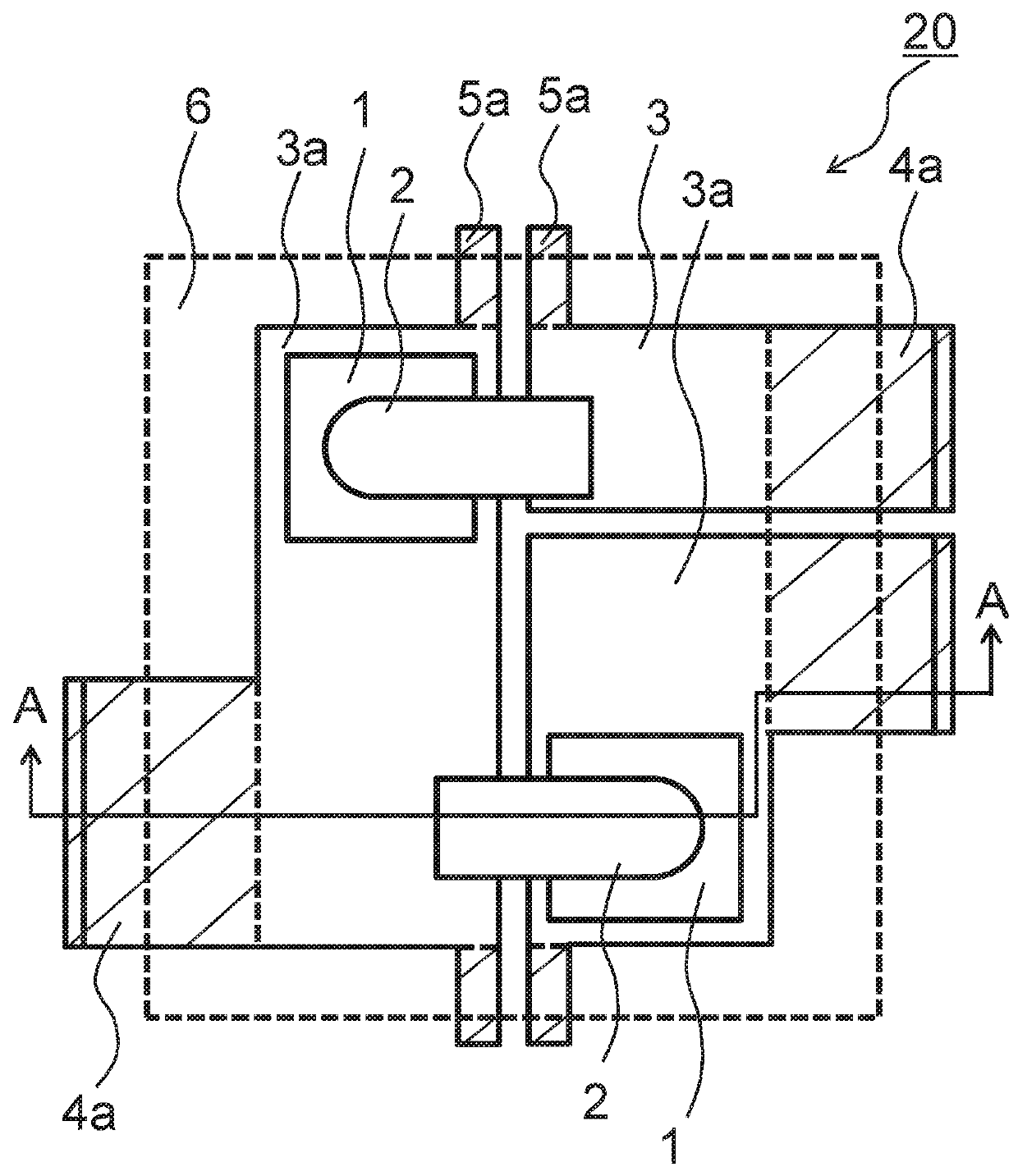 Molded resin-sealed power semiconductor device