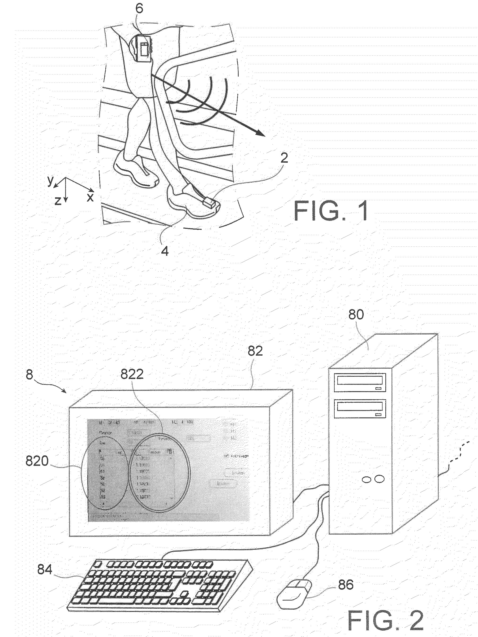 Device and method for detecting the path of an object moving in two dimensions