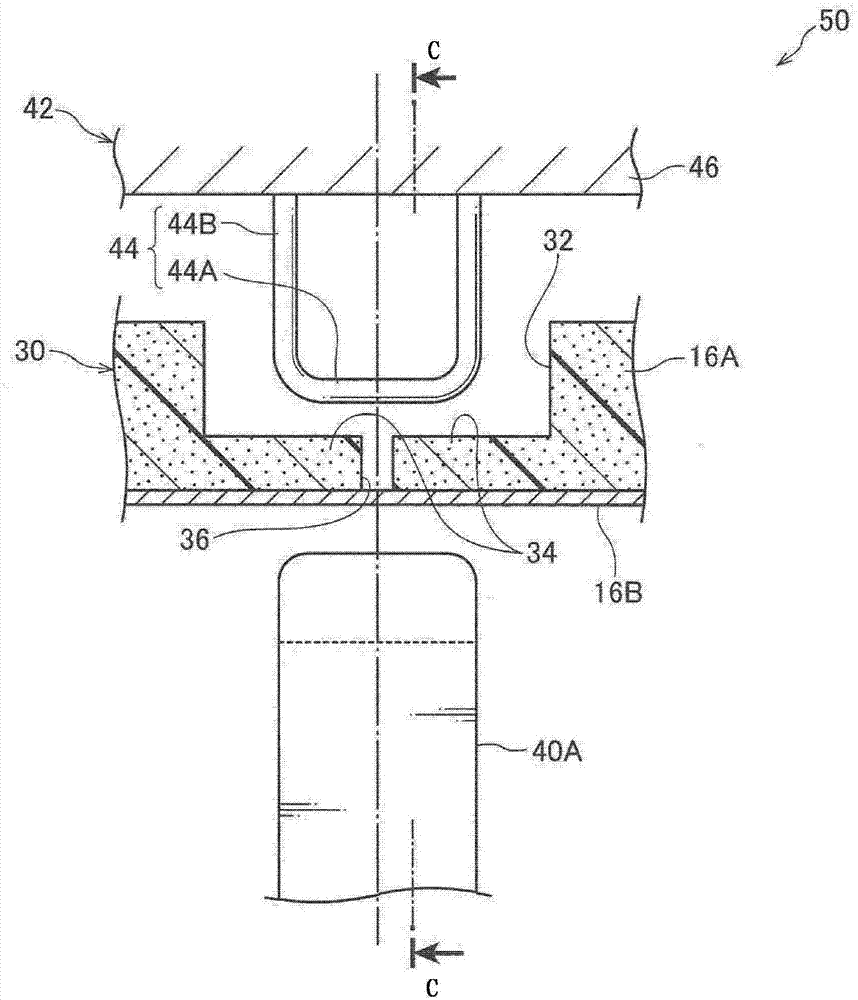 Child seat installation structure