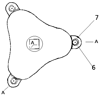 A fastening nut removal device with a rubber sheath and its application method