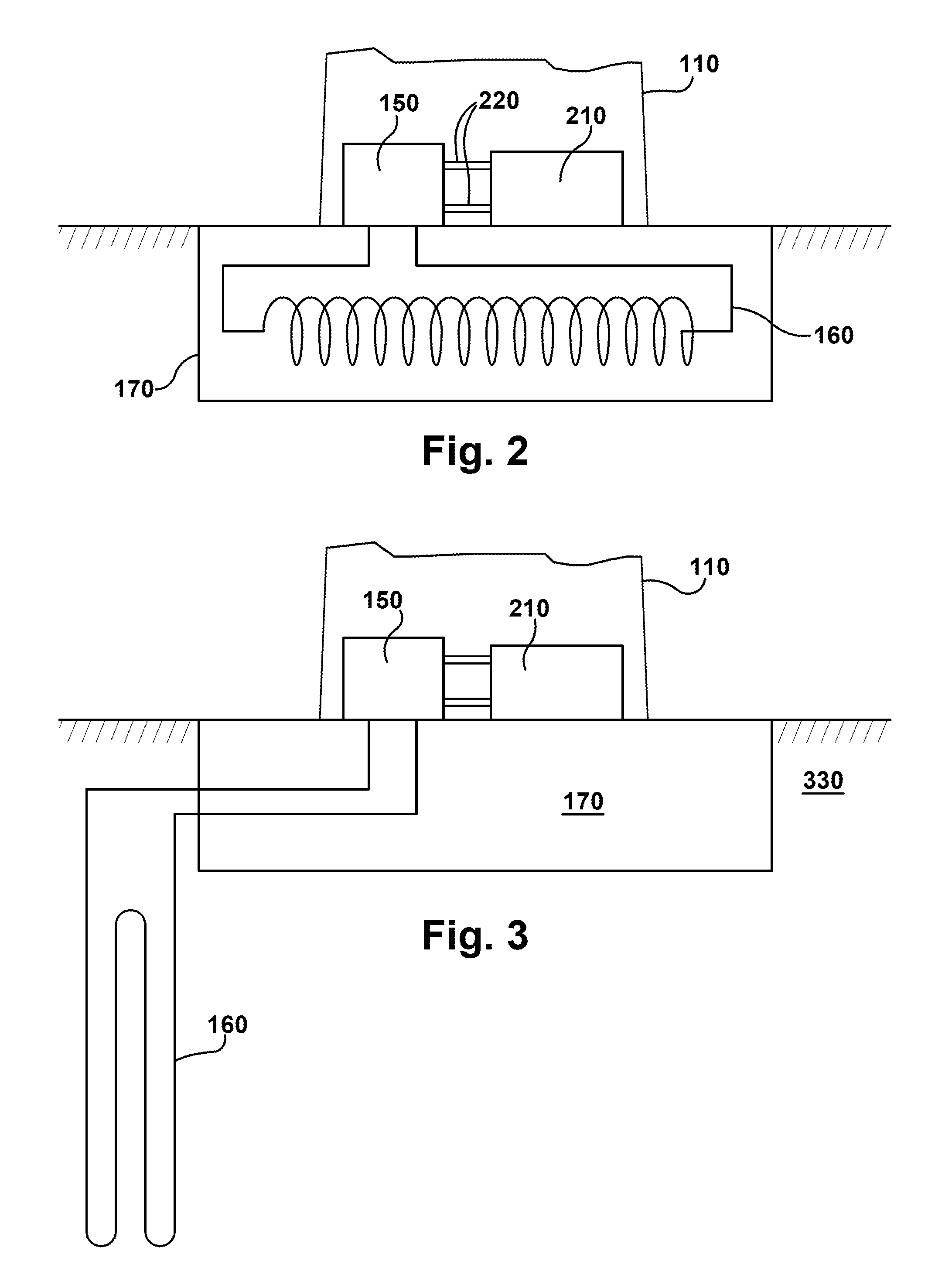 Wind turbine geothermal heating and cooling system