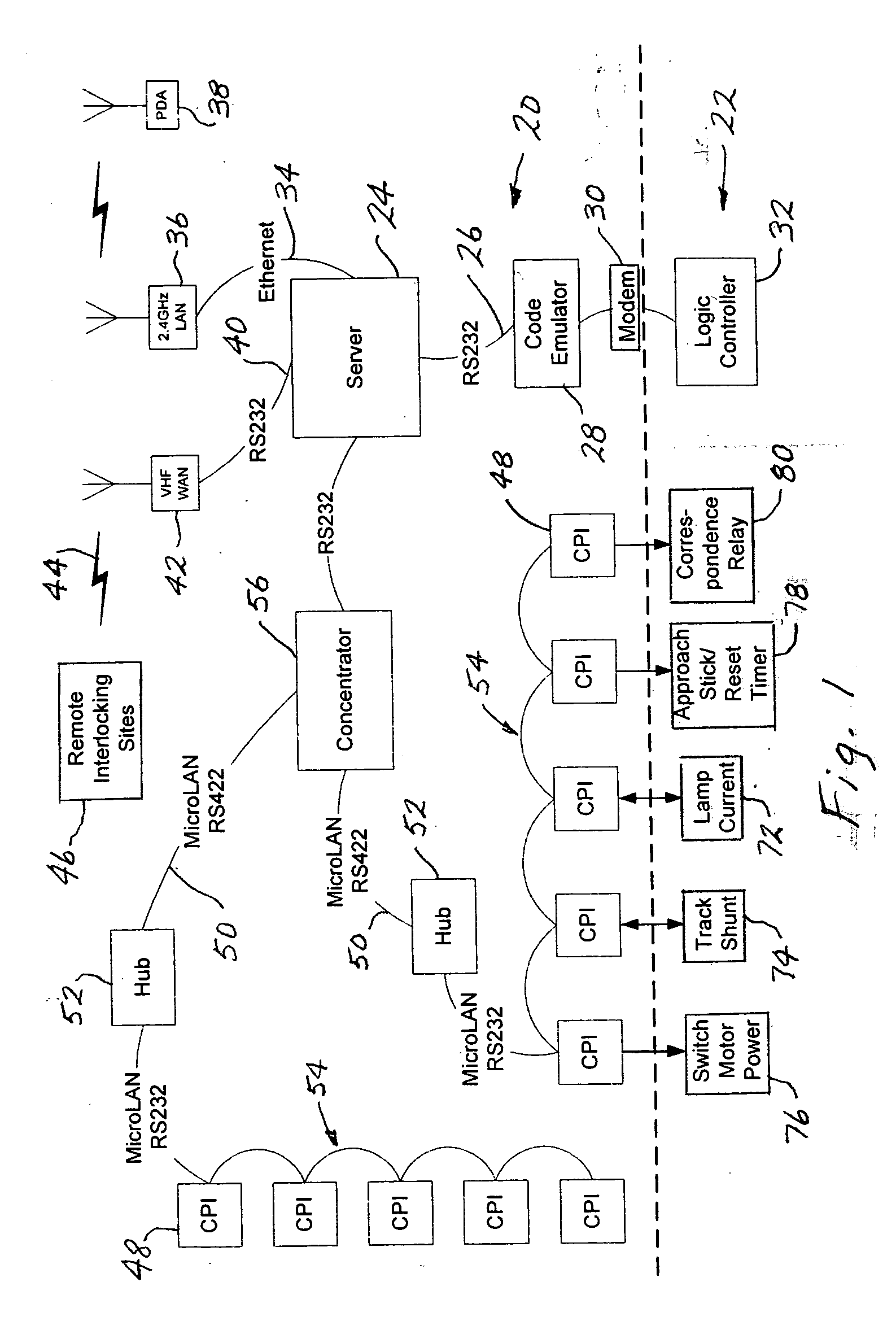 Method and apparatus for automatically testing a railroad interlocking