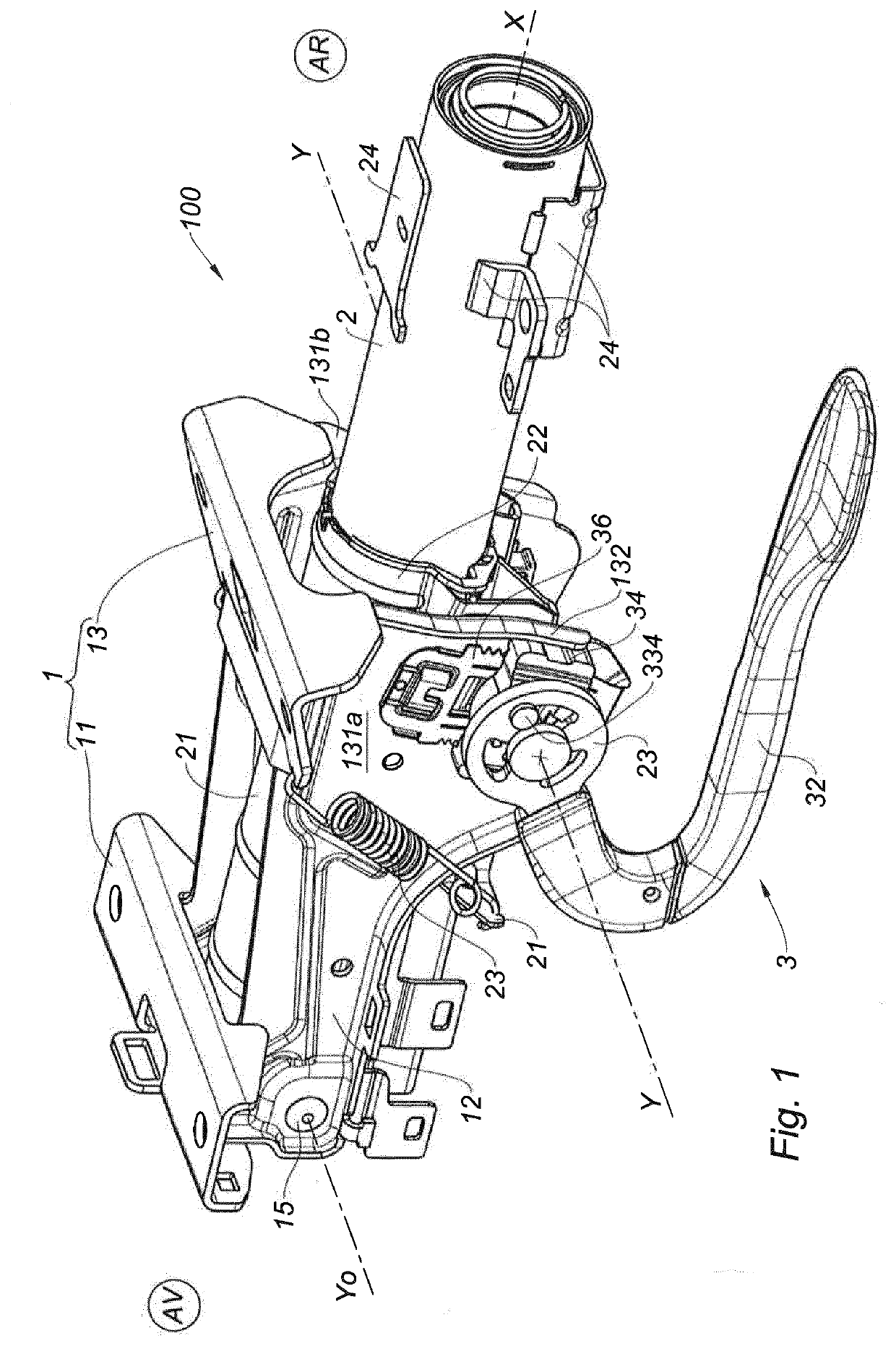 Steering column