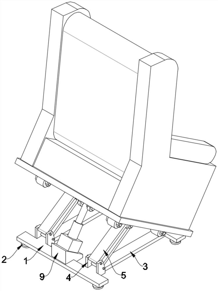 Novel electric lifting chair and mounting method thereof