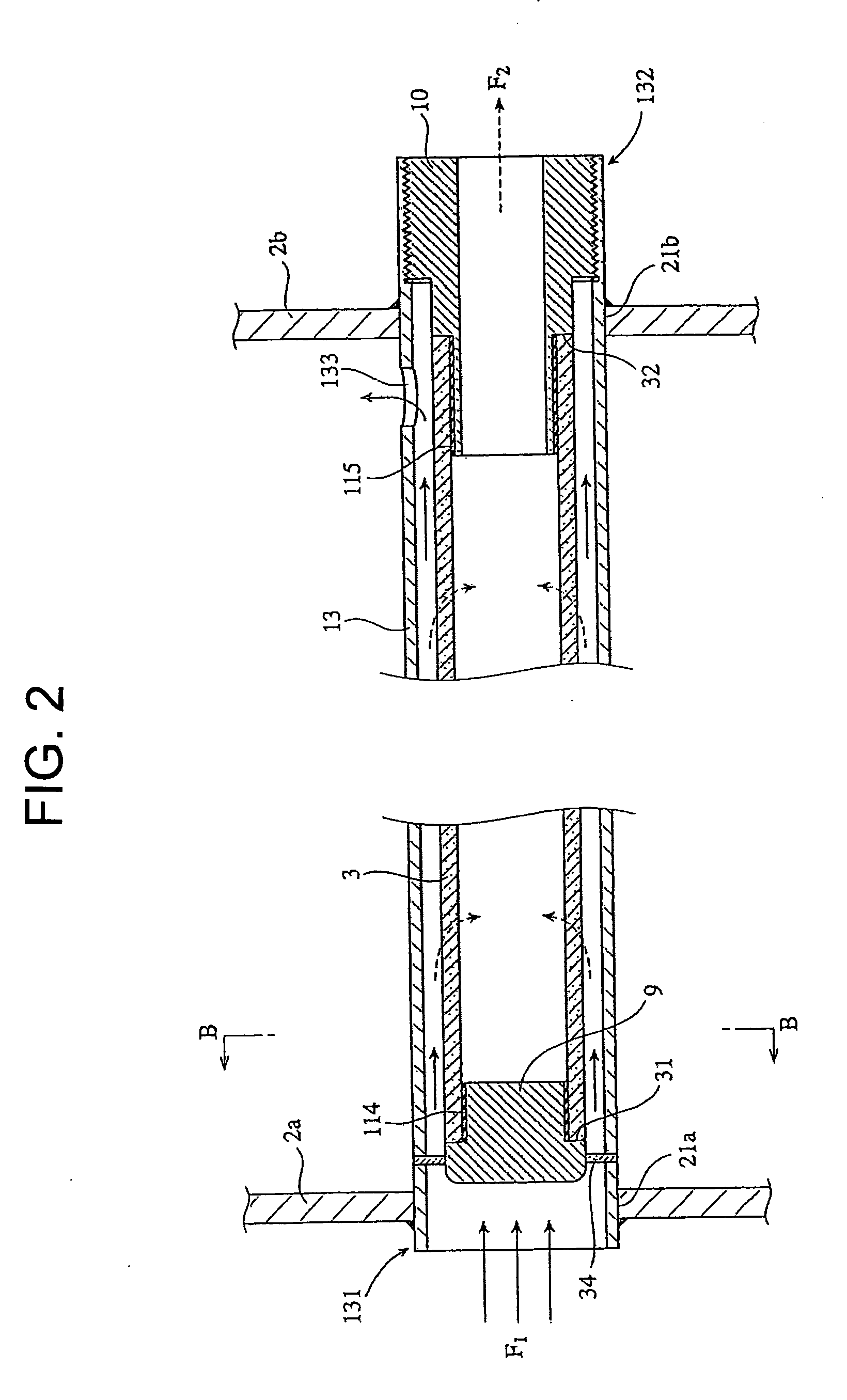 Multi-tube separation membrane module