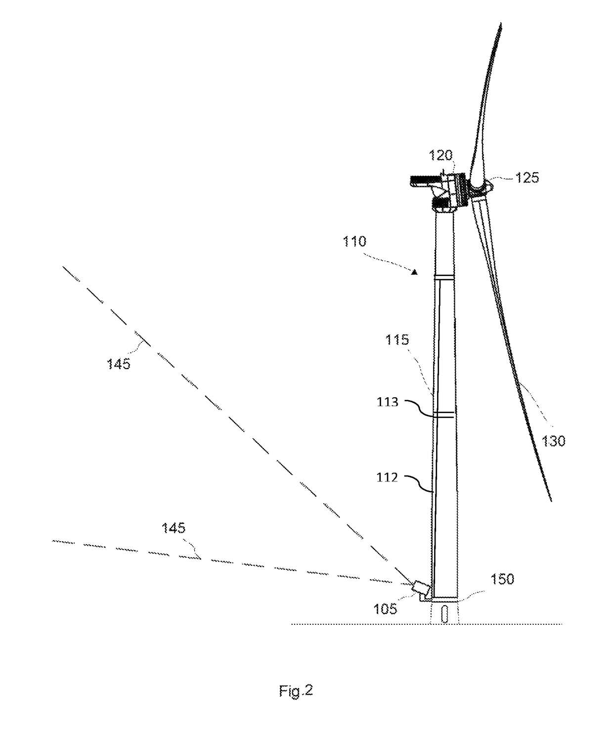 Wind turbine with a wind sensing apparatus