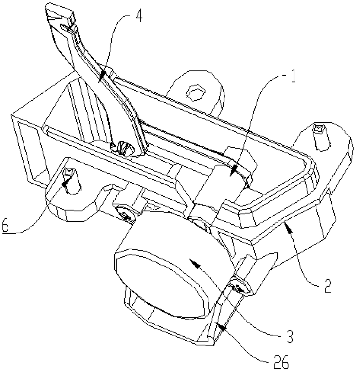 Air sweeping mechanism and air conditioner comprises same