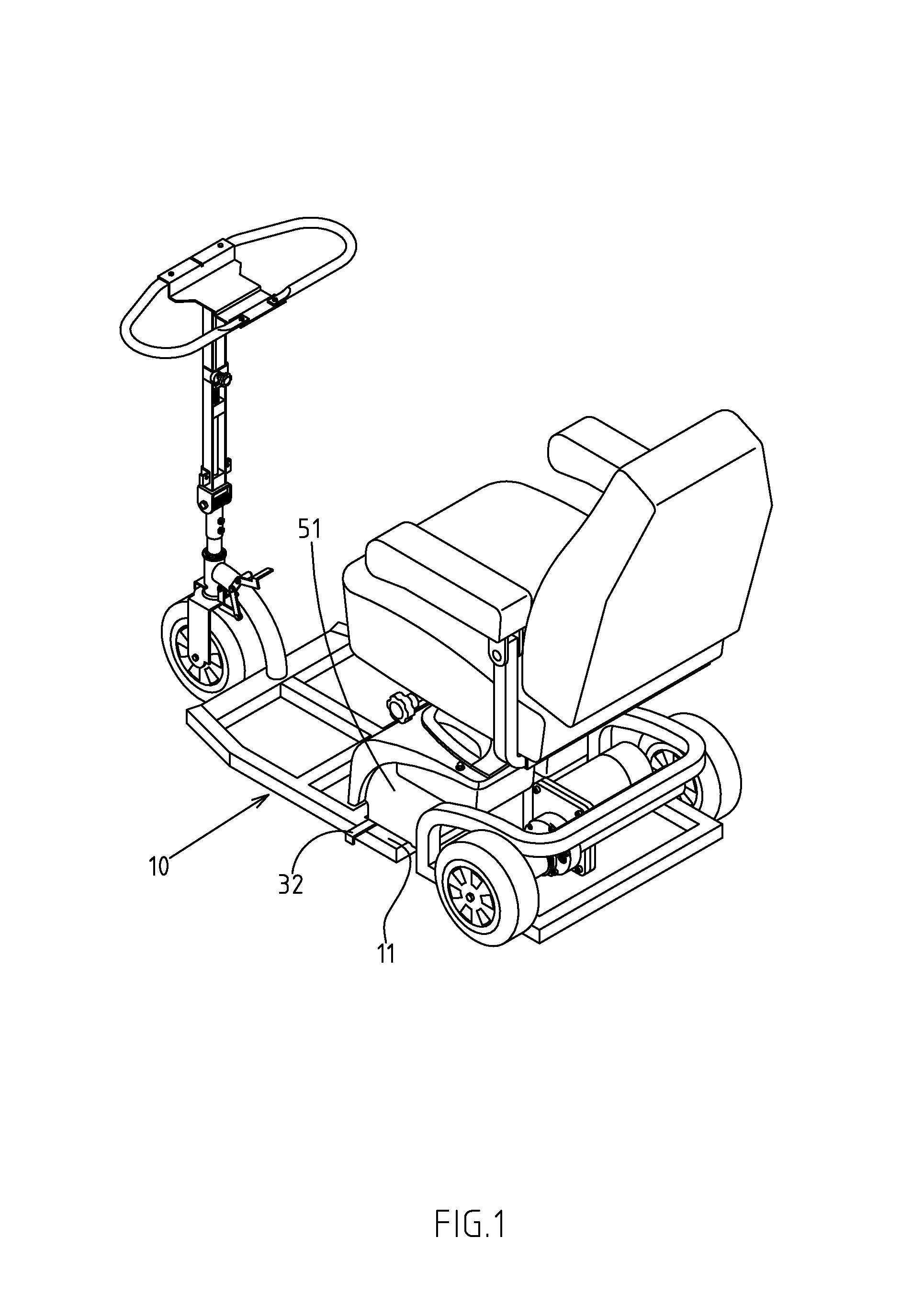Battery container for an electric vehicle