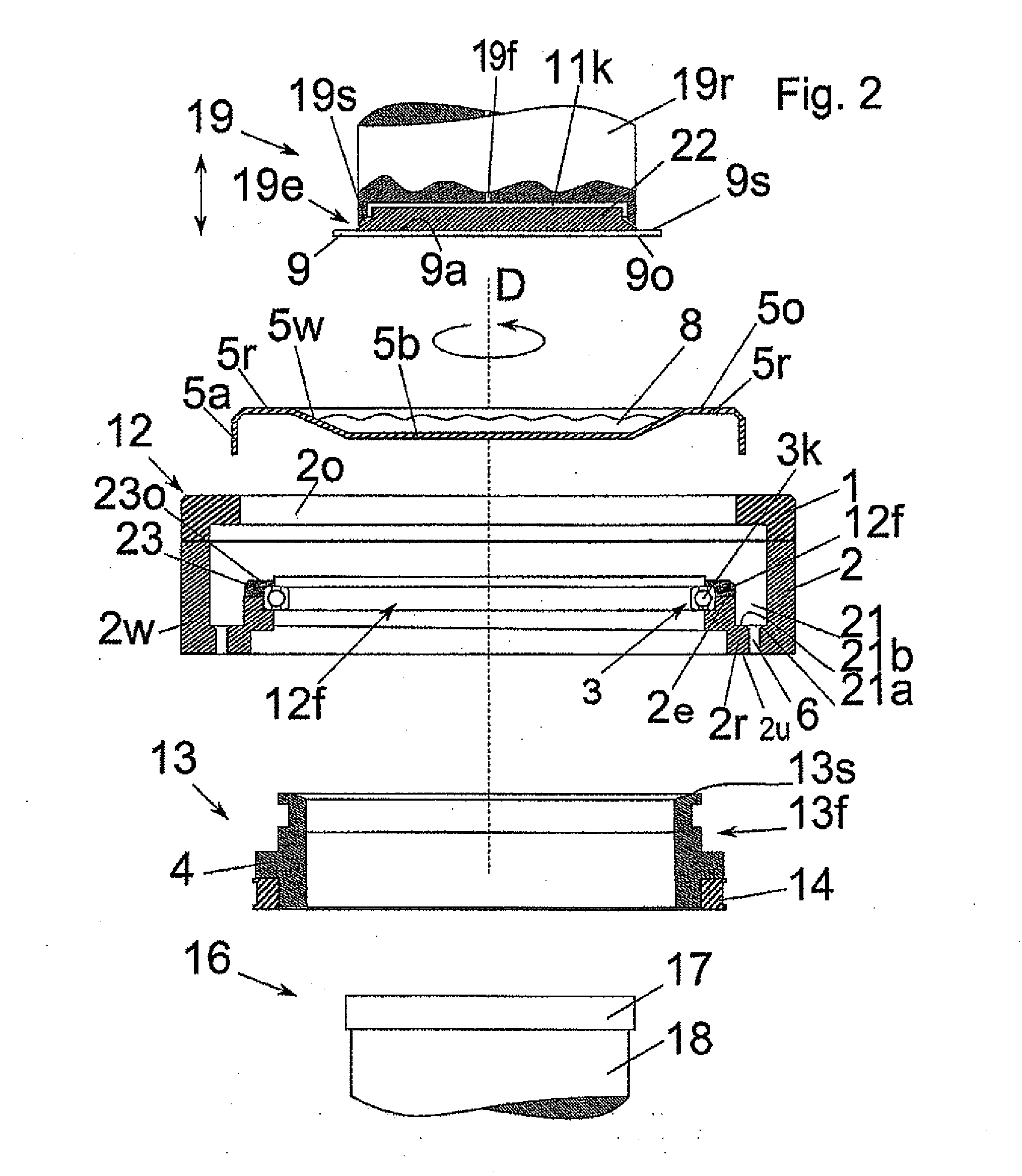 Device and method for treating substrate surfaces