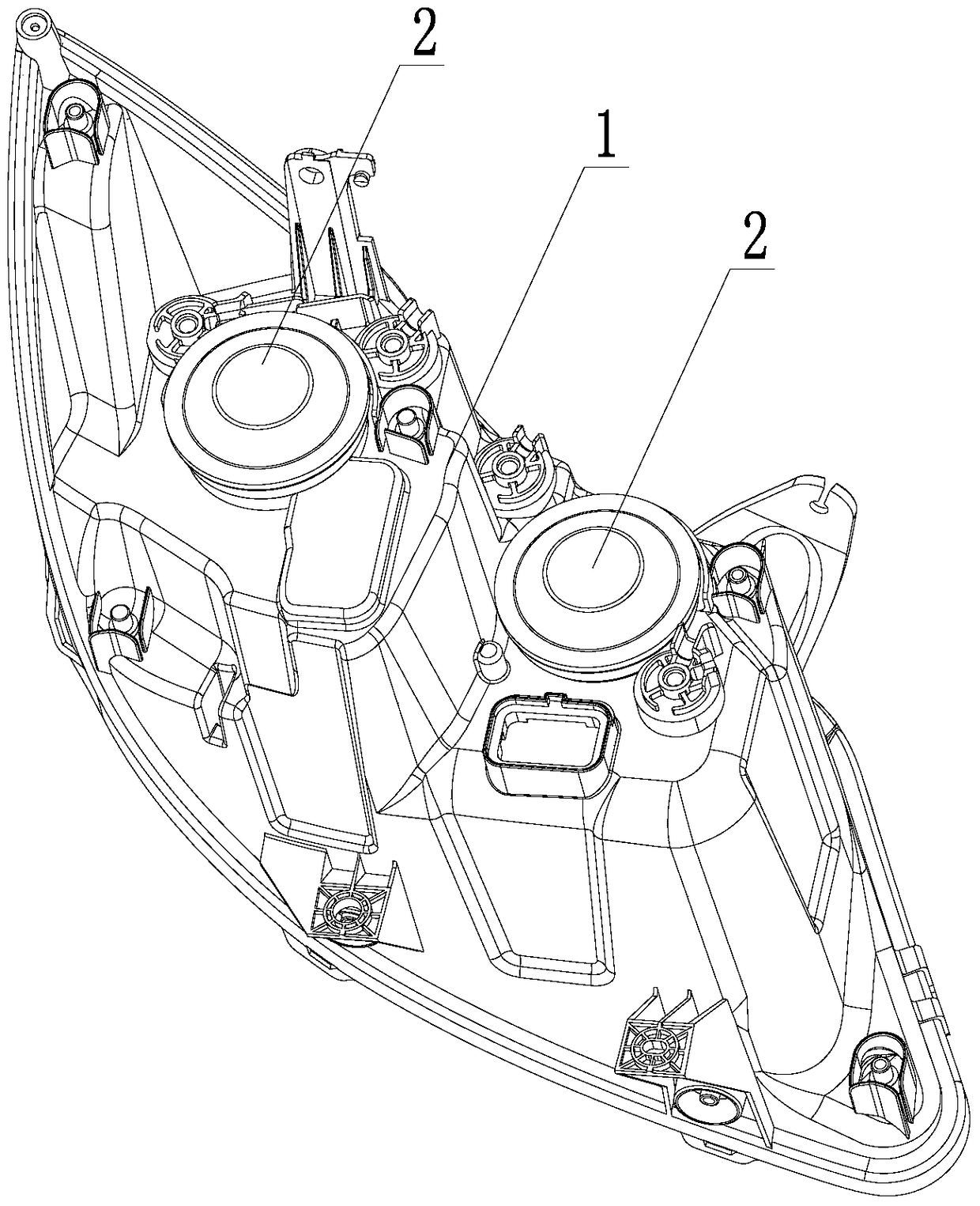 Hygroscopic structures for automotive headlamps