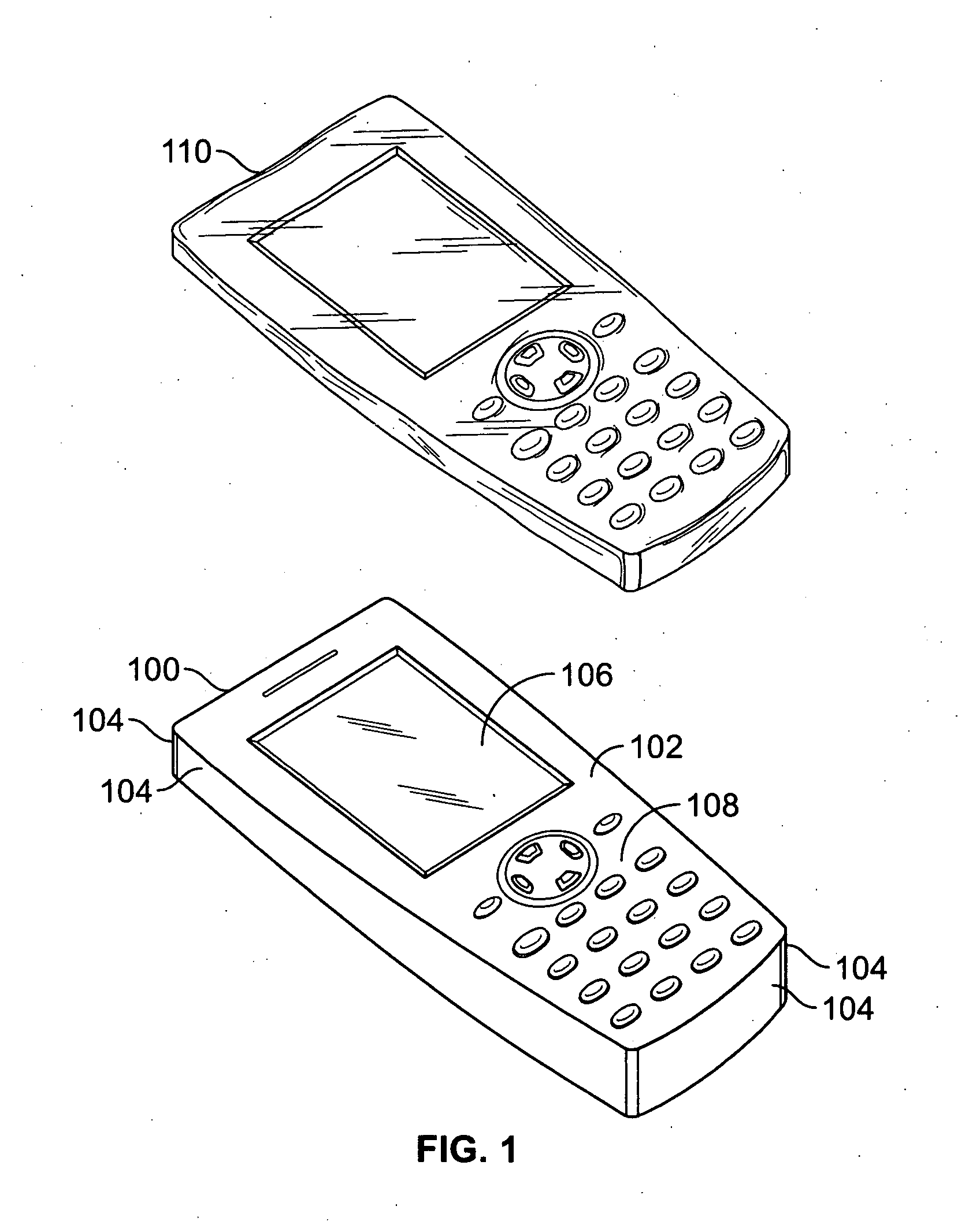 Data entry terminal having flexible, transparent front cover