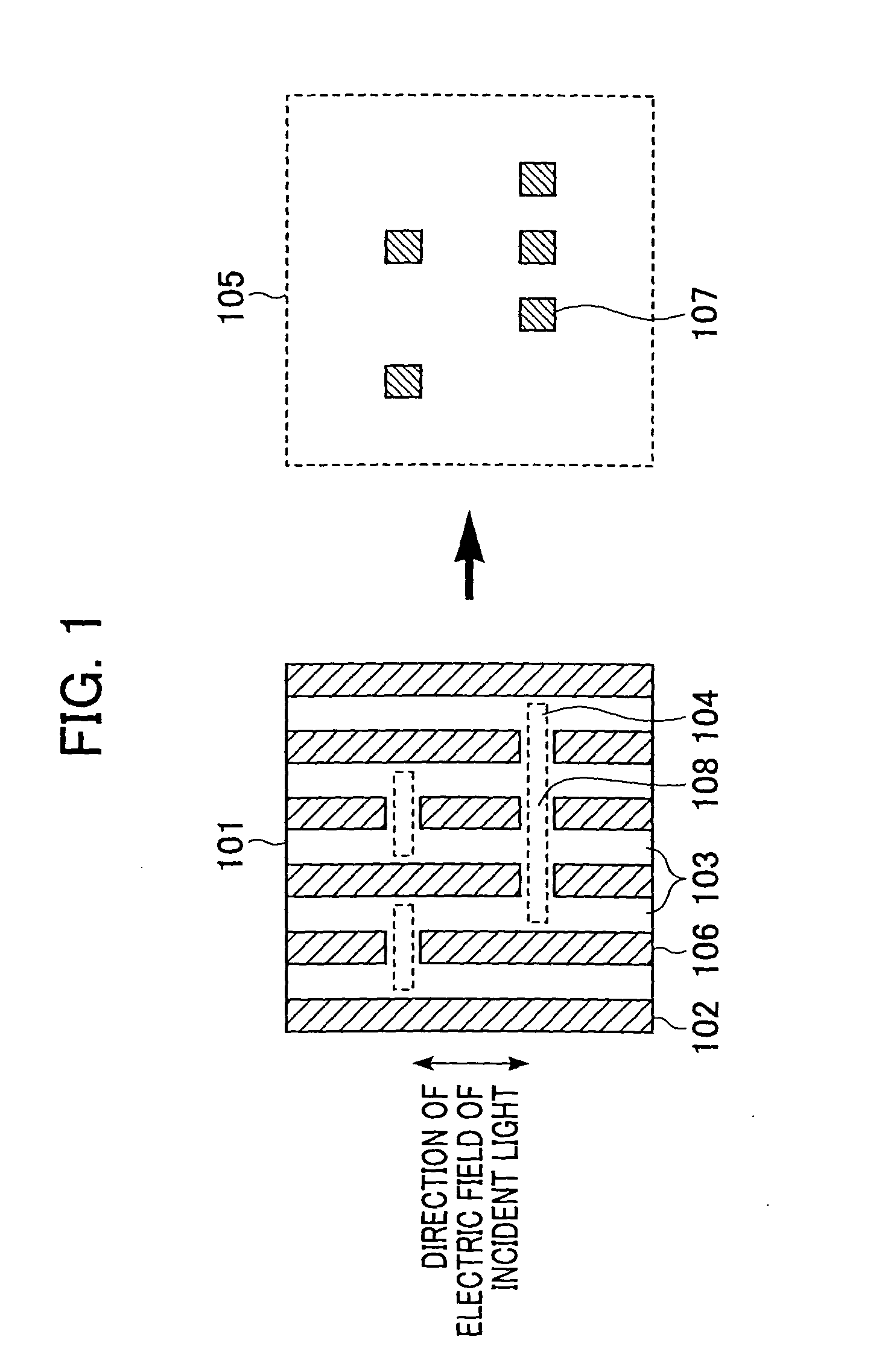 Near-field photomask, near-field exposure apparatus using the photomask, dot pattern forming method using the exposure apparatus, and device manufactured using the method