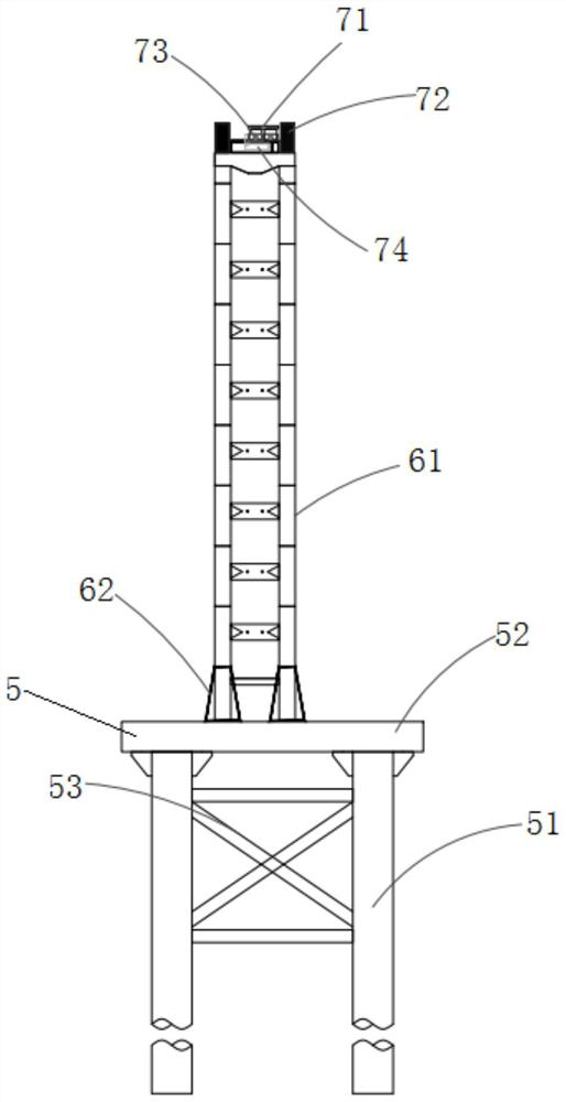 Mounting system of steel truss girder bridge