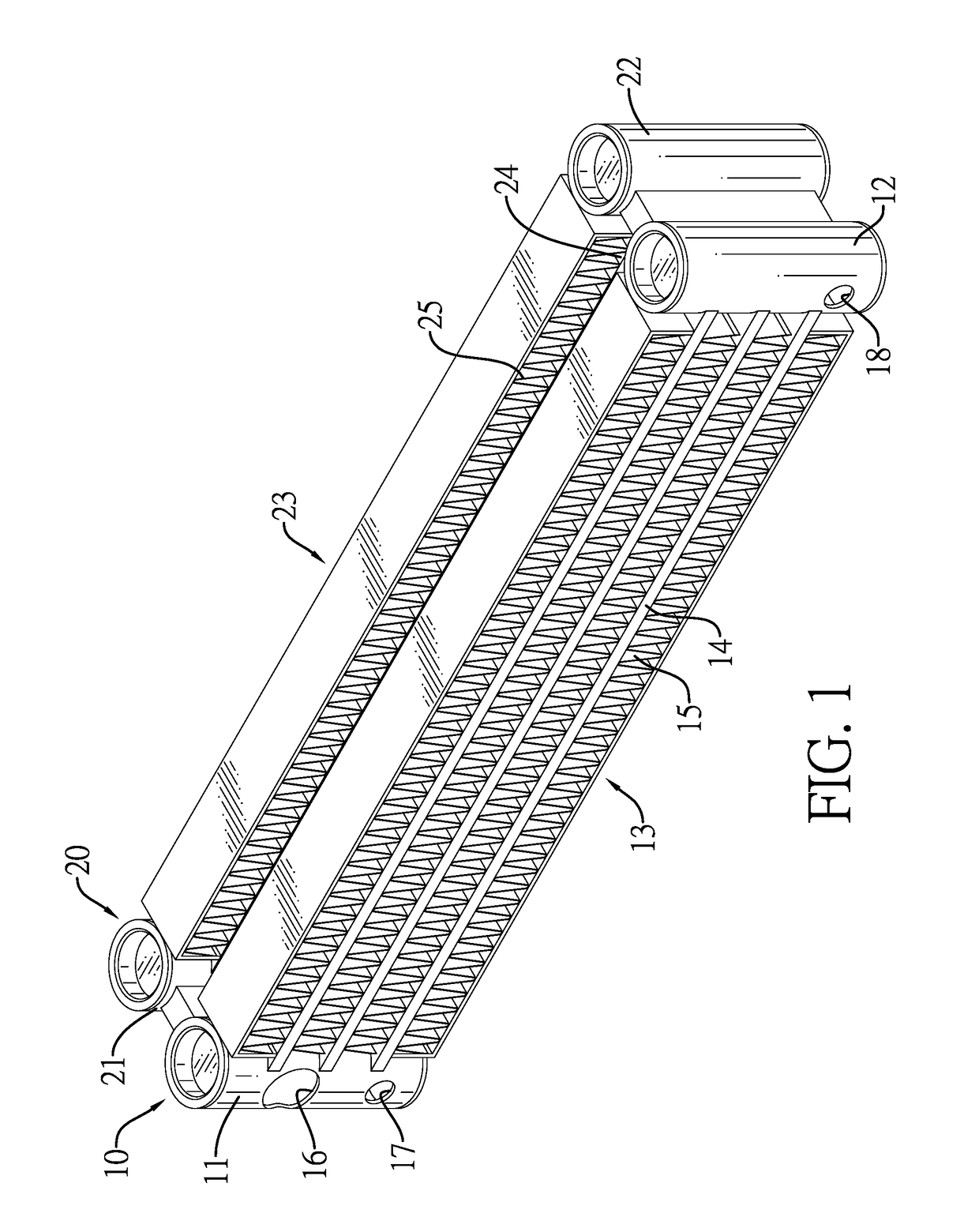 Parallel-connected condenser and cooling device using the same