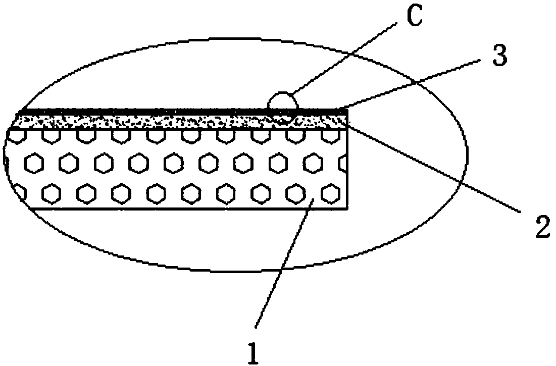 Conductive composite film, ceramic coating method by using conductive composite film and device adopted by ceramic coating method