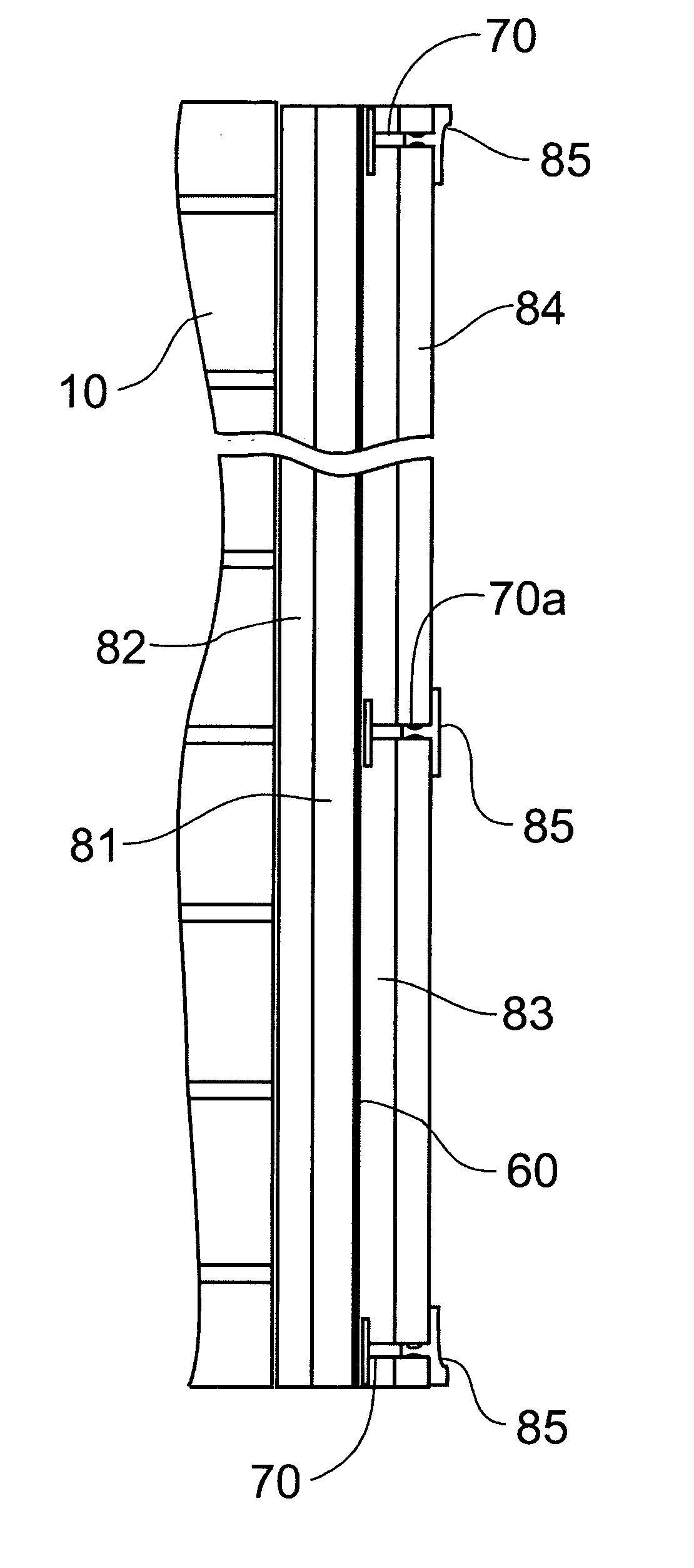 Insulation system with variable position vapor retarder