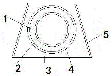 Prefabricated engineering pipe for municipal tap water