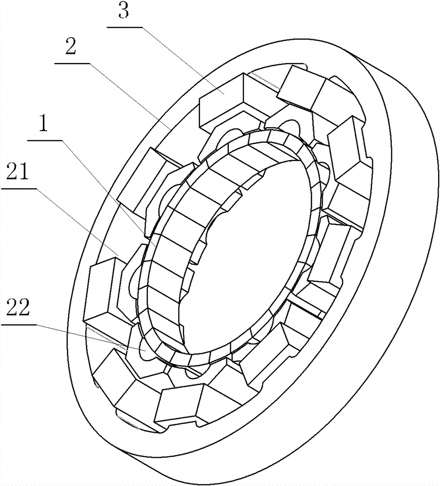 Novel inner rotor permanent magnet motor