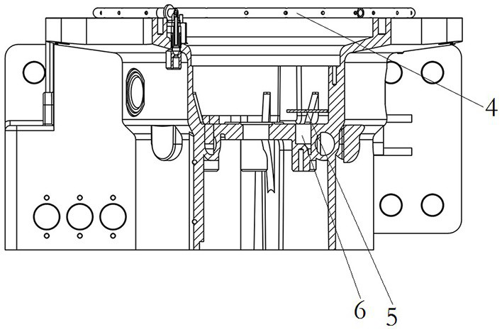 Pump base of lubricating pump and lubricating pump