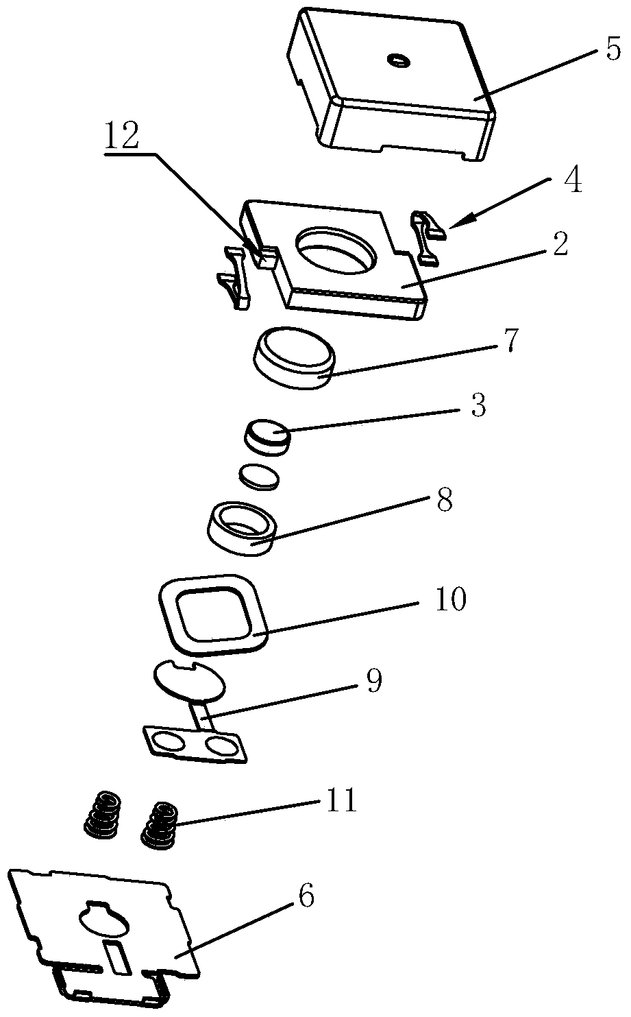 A linear vibrating motor