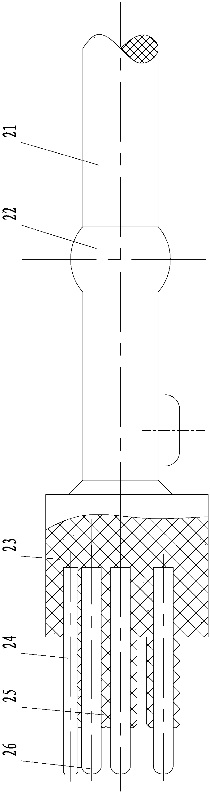 Segmental watertight connector