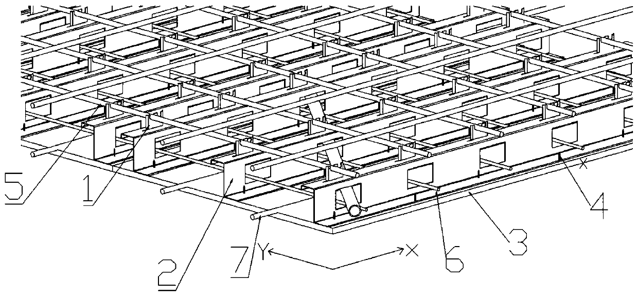 Novel building disassembly-free laminated slab with buckle type split heads