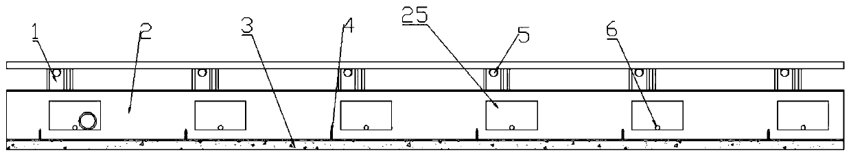 Novel building disassembly-free laminated slab with buckle type split heads