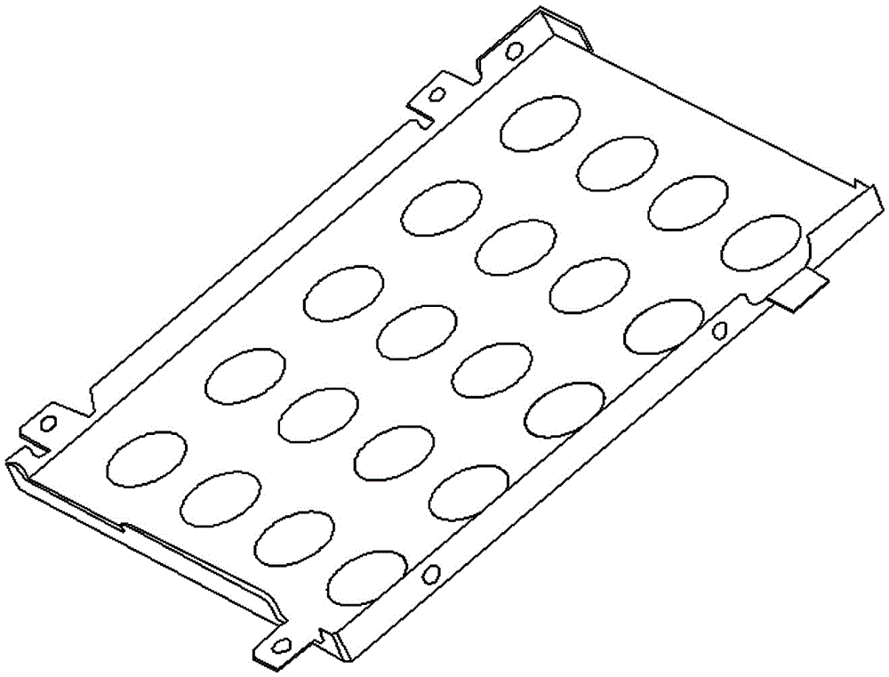 Stamping method and special mold for serialized porous and complex plug-in metal parts