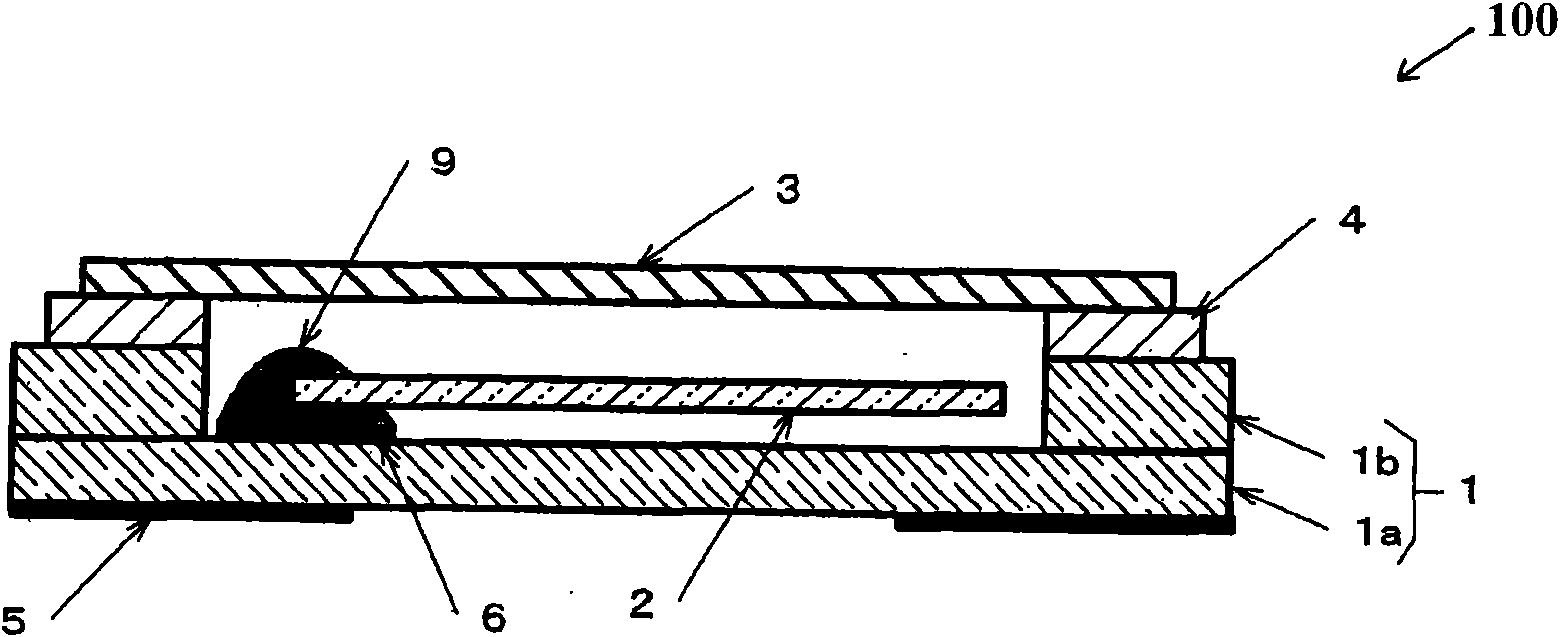 Crystal device for surface mounting