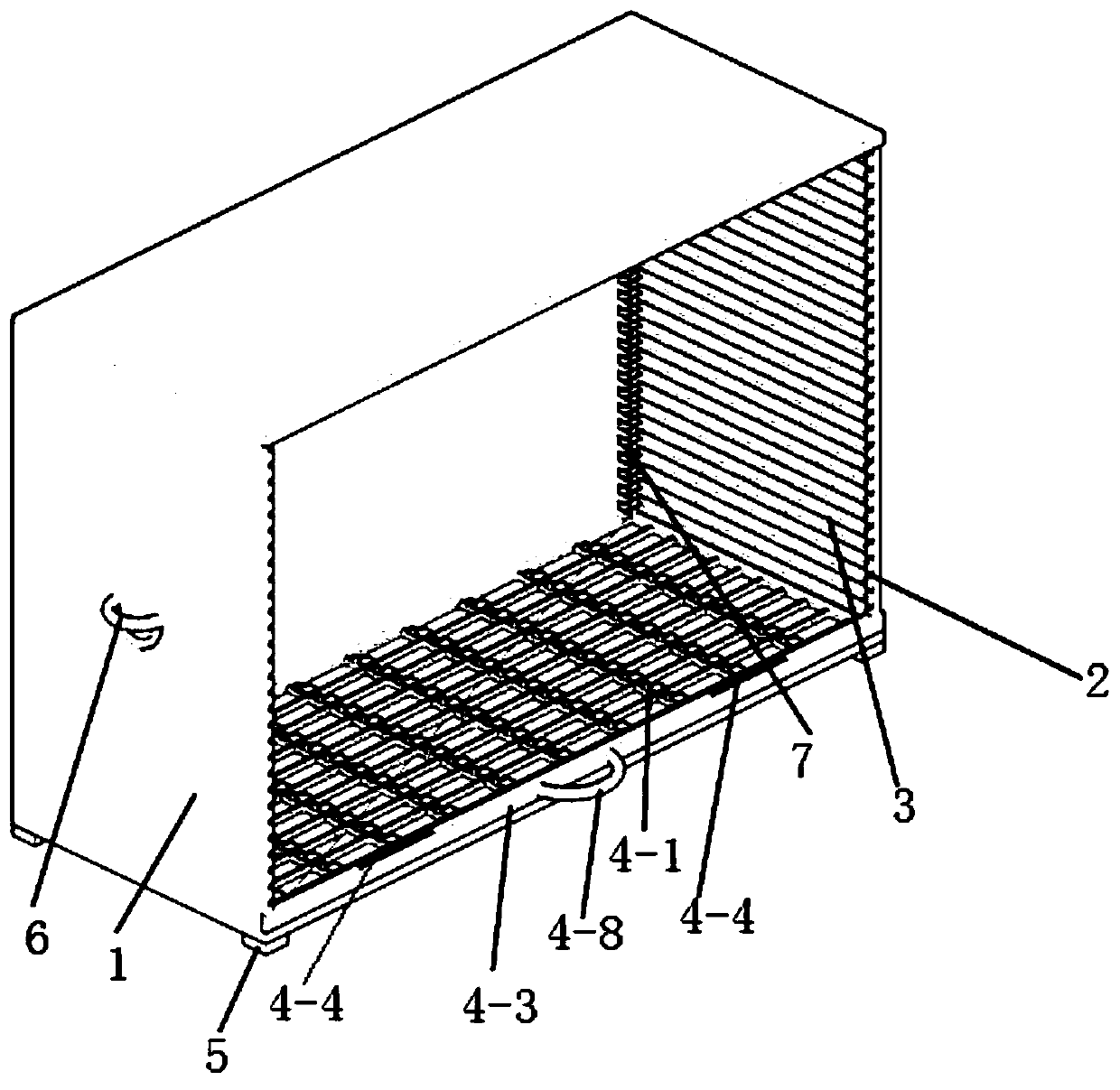 Tissue slice sorting box and using method thereof