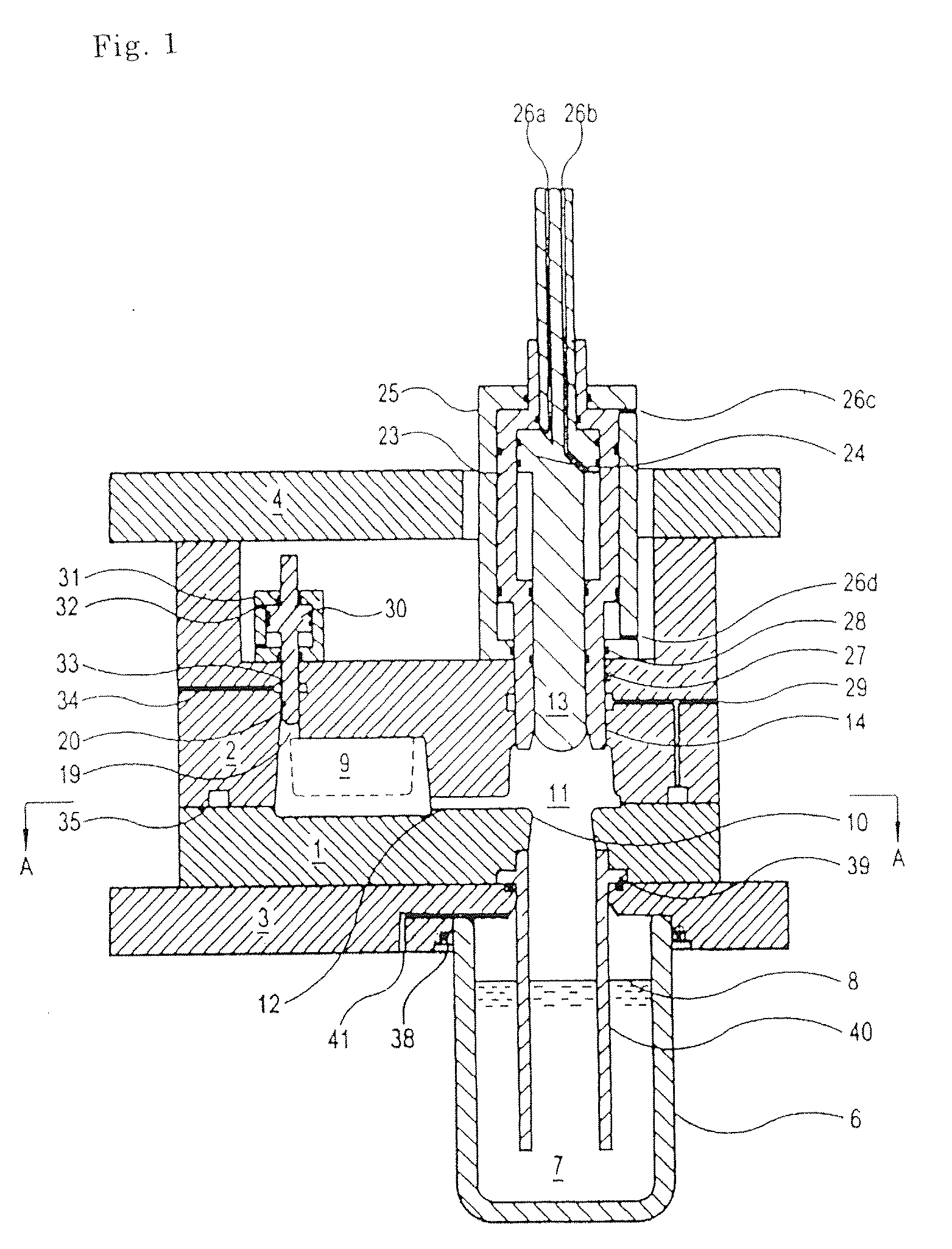 Vertical Casting Apparatus and Vertical Casting Method