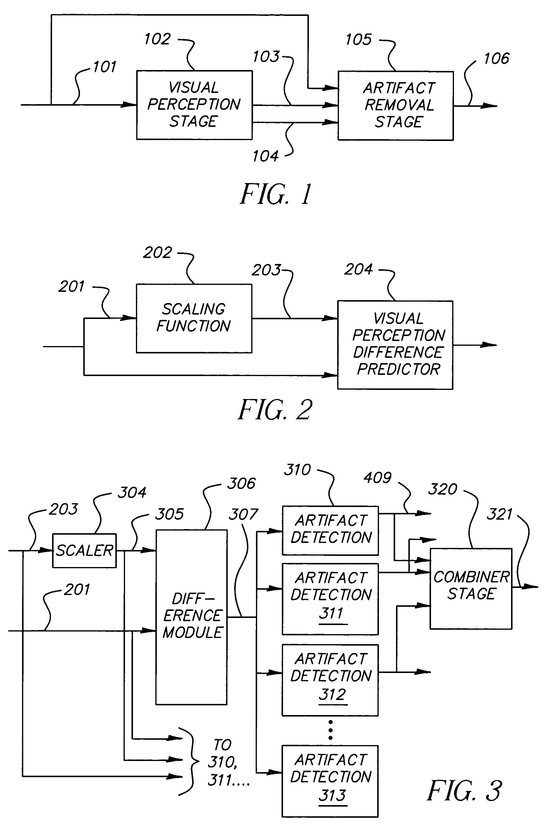 Method and system for automatically reducing aliasing artifacts