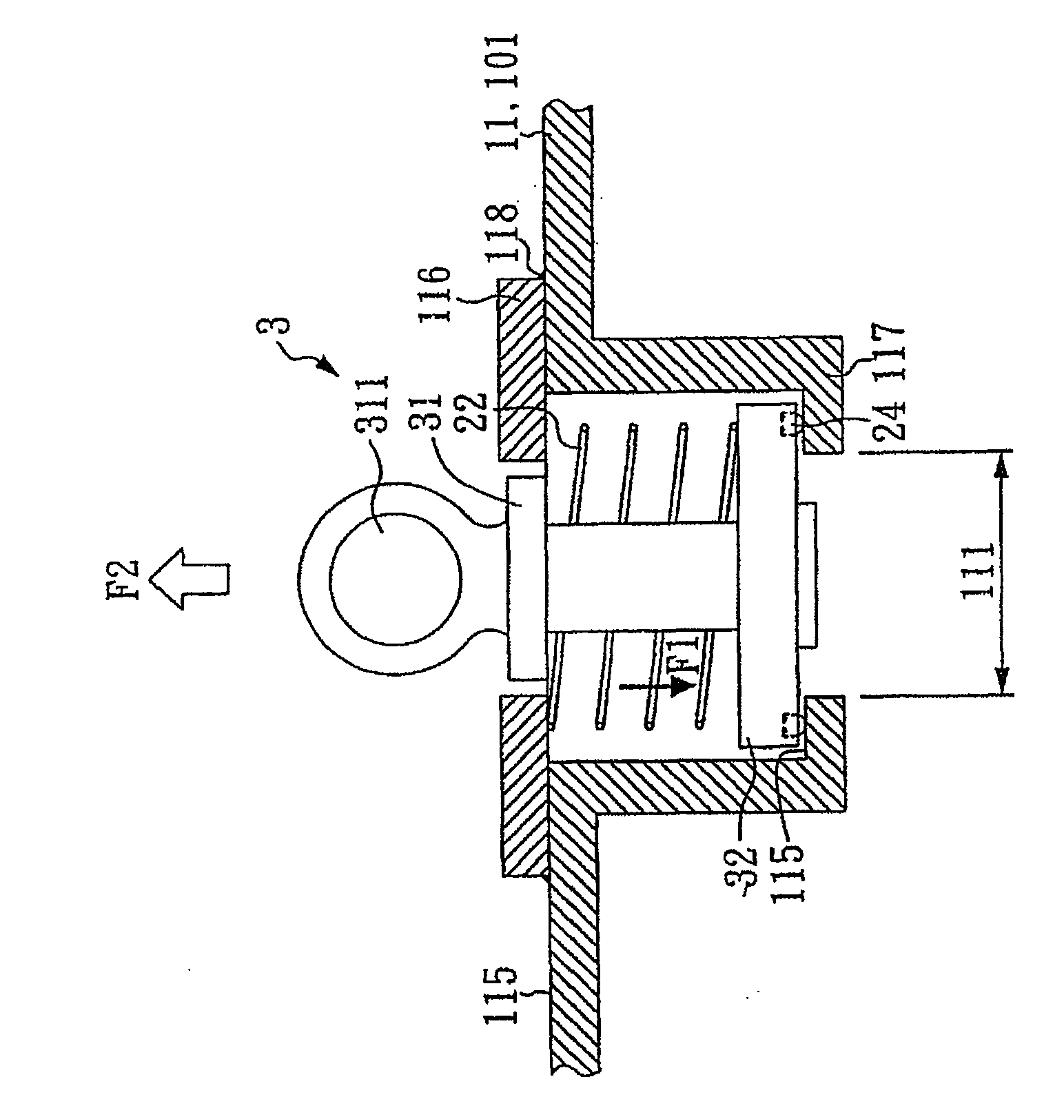 Cassette with air inlet valve