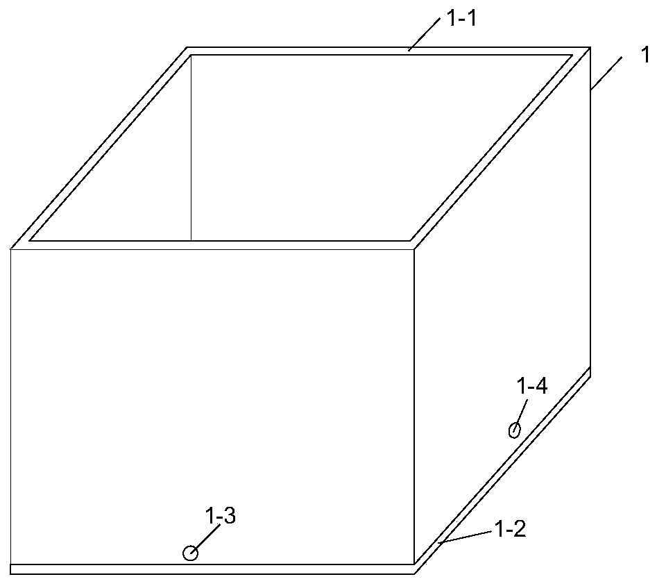 Simulating device for heave deformation of narrow and long foundation ditch under bias pressure and seepage conditions