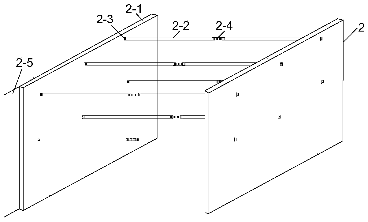 Simulating device for heave deformation of narrow and long foundation ditch under bias pressure and seepage conditions