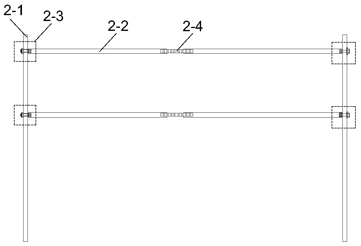 Simulating device for heave deformation of narrow and long foundation ditch under bias pressure and seepage conditions