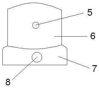 Efficient energy-saving furnace end and stove with efficient energy-saving furnace end