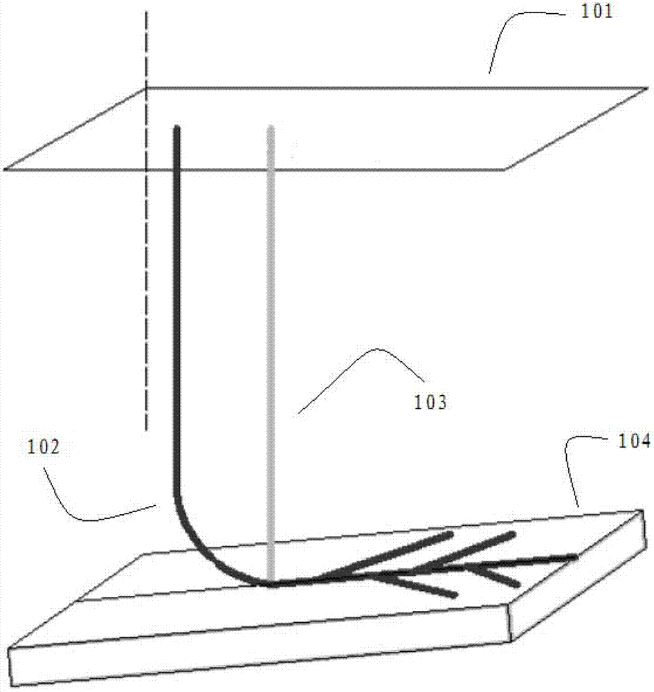 Single-well coalbed methane horizontal well system and finishing method thereof