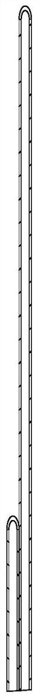 Secondary guide puncture needle device with bottle cap pressing function