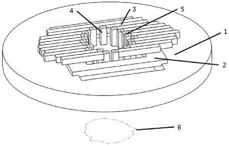 A parallel light field indicating device and method for simulating ion beam radiation field