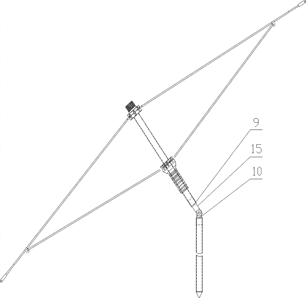 Framework, umbrella and awning applying framework