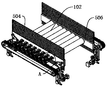 Installation device facilitating movement and levelness adjustment of machine