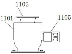 Windproof polyester fabric coating agent processing device